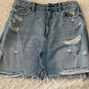 Distressed skirt from Abercrombie